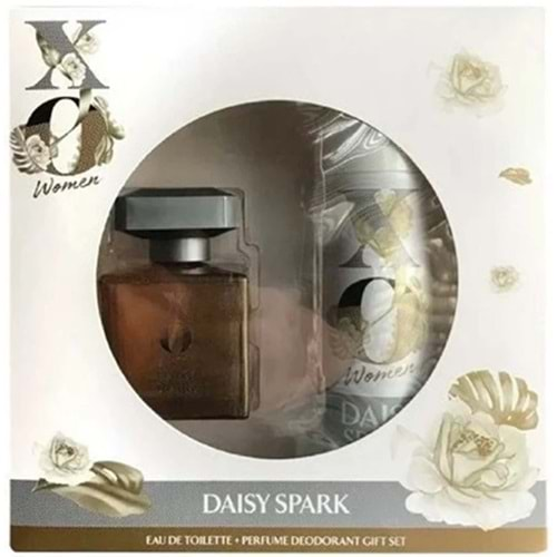 XO Parfüm Seti Daısy Spark Women Kadın 100ML EDT + 125ML Deodorant