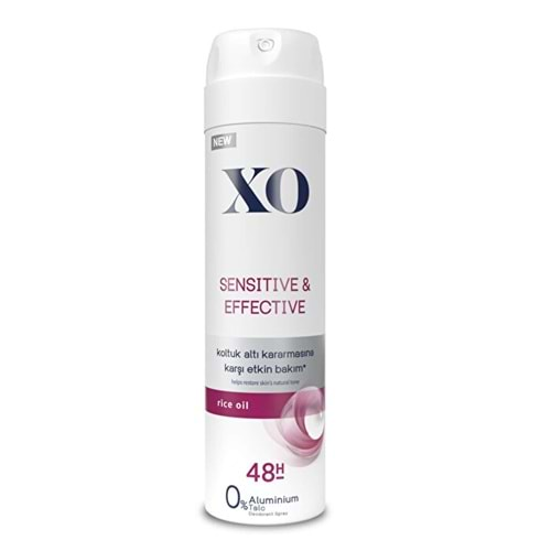 XO Deodorant 150ML Women-Kadın Sensitive & Effective