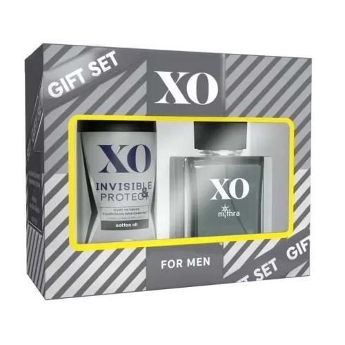 XO Parfüm Seti Mithra Men Erkek 50ML EDT + 150ML Deodorant Invisible Protect