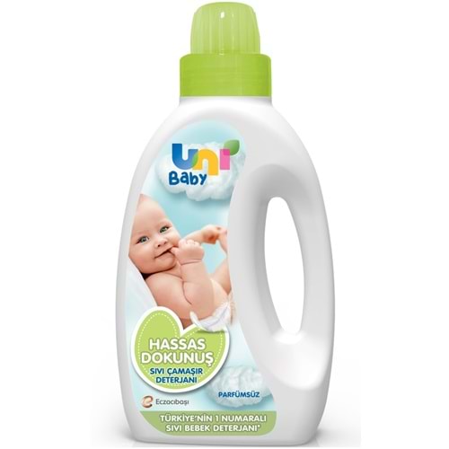 Uni Baby Çamaşır Deterjanı Sensitive 1500ML Hassas Dokunuş (Yeşil)