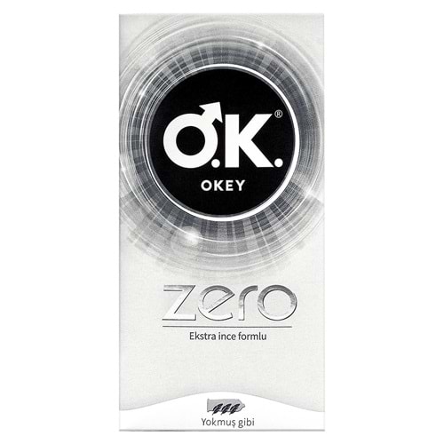 Okey Prezervatif 10 Adet Zero (Ekstra İnce Formlu)