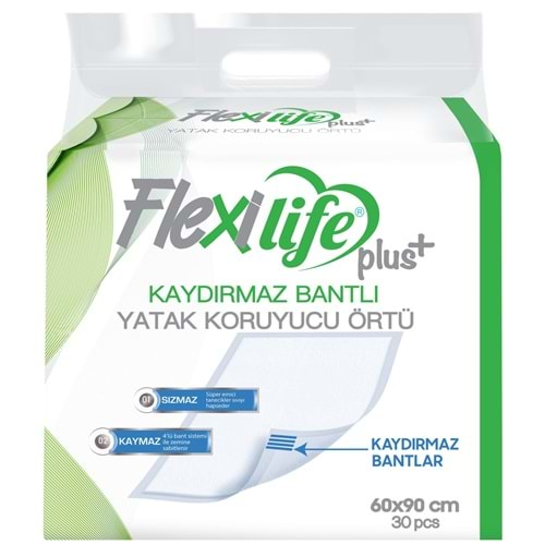 Flexi Life Hasta Alt Açma Yatak Koruyucu Örtü 60*90 Cm (İç Adet 30 Adet) Kaydırmaz