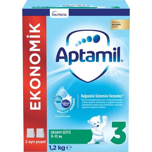 Nutrıcıa Aptamil 1200GR Devam Sütü No:3 (9-12 Ay)