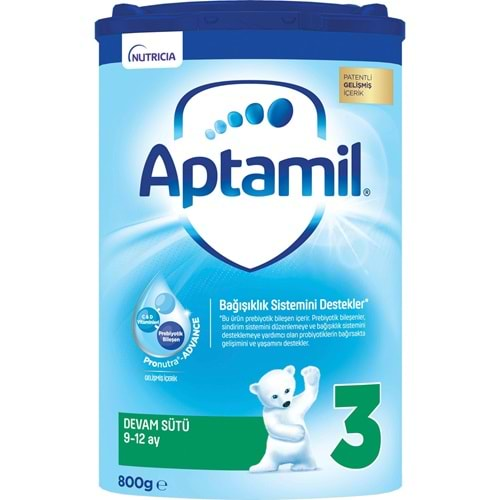 Nutrıcıa Aptamil 800GR Devam Sütü No:3 (9-12 Ay)