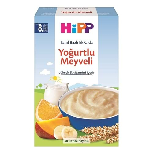 Hipp Organik Sütlü Yoğurtlu Meyveli Kaşık Maması 250Gr