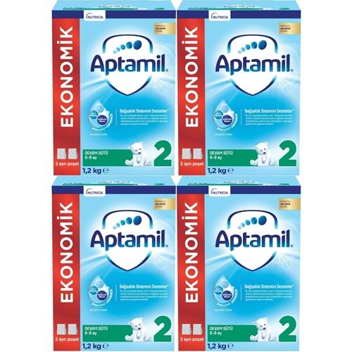 Nutrıcıa Aptamil 1200GR Devam Sütü No:2 (6-9 Ay) (4 Lü Set)