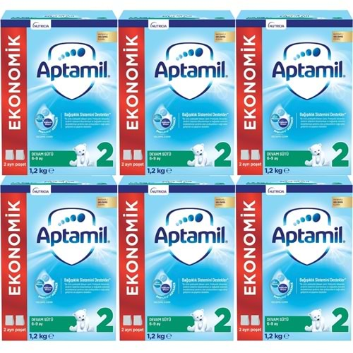 Nutrıcıa Aptamil 1200GR Devam Sütü No:2 (6-9 Ay) (6 Lı Set)