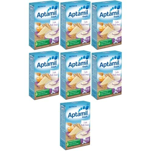 Aptamil Kaşık Maması 250Gr Sütlü Ballı İrmikli 7 Li Set