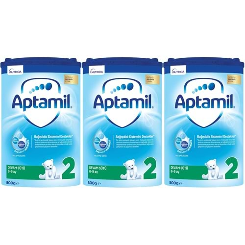 Nutrıcıa Aptamil 800GR Devam Sütü No:2 (6-9 Ay) (3 Lü Set)