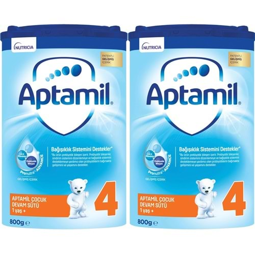 Nutrıcıa Aptamil 800GR Devam Sütü No:4 (1 Yaş ve Üzeri) (2 Li Set)