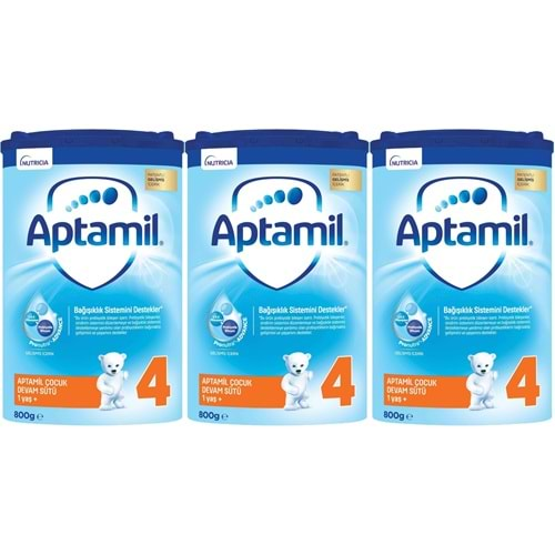 Nutrıcıa Aptamil 800GR Devam Sütü No:4 (1 Yaş ve Üzeri) (3 Lü Set)