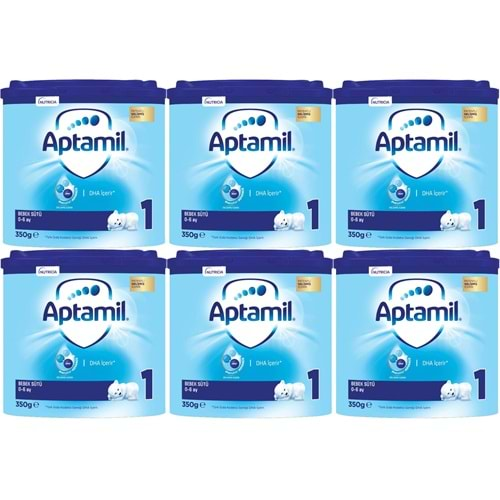 Nutrıcıa Aptamil 350GR Bebek Sütü No:1 (0-6 Ay) Doğumdan İtibaren (6 Lı Set)