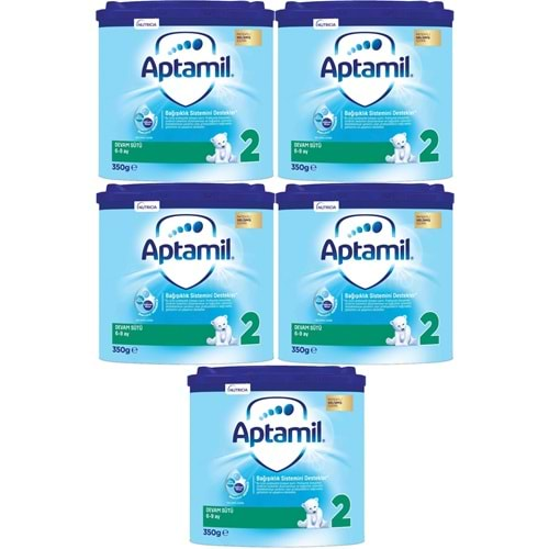 Nutrıcıa Aptamil 350GR Devam Sütü No:2 (6-9 Ay) (5 Li Set)