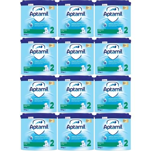 Nutrıcıa Aptamil 350GR Devam Sütü No:2 (6-9 Ay) (12 Li Set)