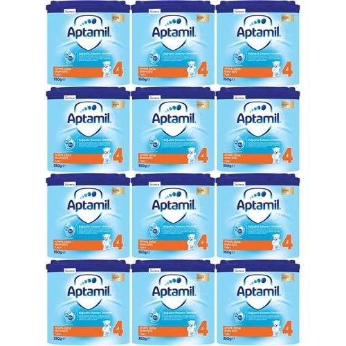 Nutrıcıa Aptamil 350GR Devam Sütü No:4 (1+Yaş) (12 Li Set)