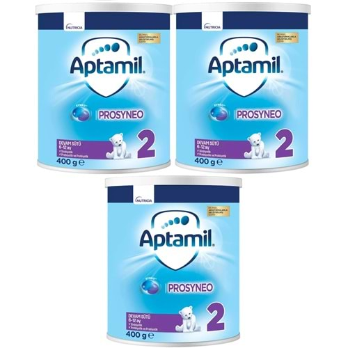 Nutrıcıa Aptamil Prosyneo Bebek Sütü 400GR No:2 (6-12 Ay) (3 Lü Set)