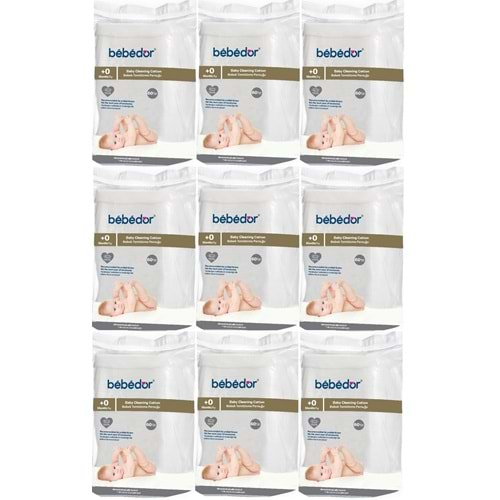 Bebedor Bebek Temizleme Pamuğu 540 Adet (9Pk*60)