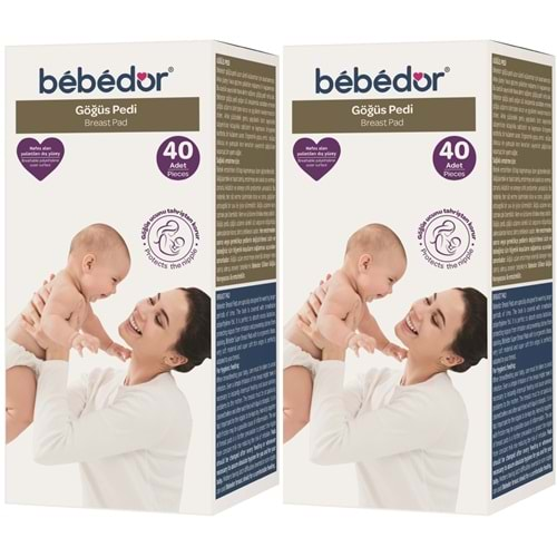 Bebedor Göğüs Pedi 80 Adet (2PK*40)