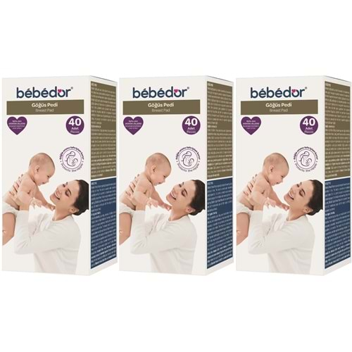 Bebedor Göğüs Pedi 120 Adet (3PK*40)