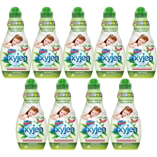 Bingo Oxjyen Yumuşatıcı Konsantre 1320ML Parfümsüz (9 Lu Set) (495 Yıkama)