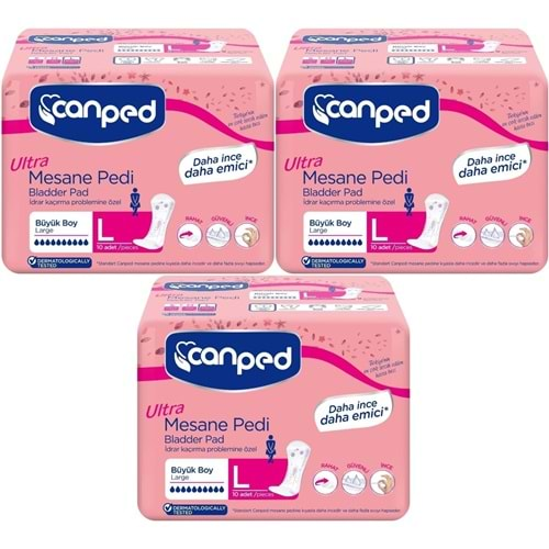 Canped Mesane Pedi Ultra Large-Büyük 30 Adet (3PK*10)