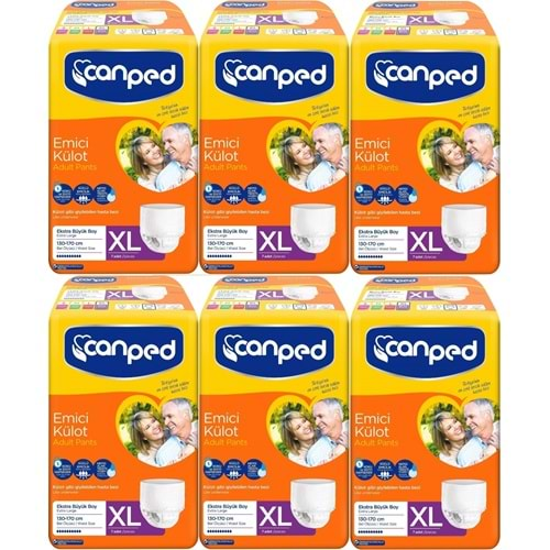 Canped Emici Külot Hasta Bezi XL-Extra Large Büyük Adet 42 (6PK*7)