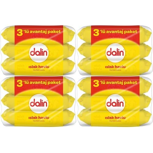 Dalin Islak Havlu Mendil Klasik 56 Yaprak 12 Li Set (672 Yaprak)