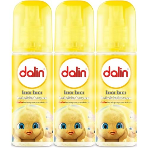 Dalin Bebek Kolonyası 150ML Klasik (Bıcı Bıcı Kokusu) (3 Lü Set)