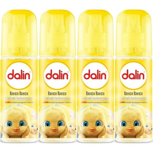 Dalin Bebek Kolonyası 150ML Klasik (Bıcı Bıcı Kokusu) (4 Lü Set)