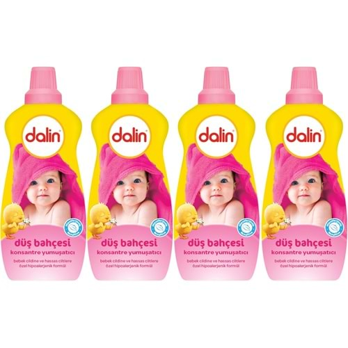 Dalin Çamaşır Yumuşatıcı Konsantre 1200ML Düş Bahçesi (4 Lü Set)