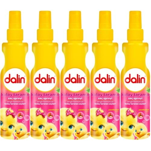 Dalin Kolay Saç Tarama Spreyi 200ML Badem Özlü (6 Lı Set)