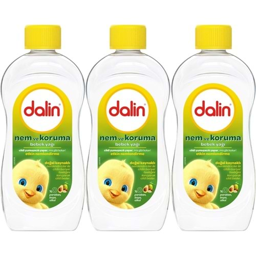 Dalin Bebek Yağı 300ML Nem ve Koruma (Avokado) (3 Lü Set)