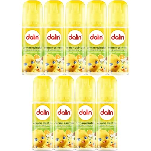 Dalin Bebek Kolonyası 150ML Orman Esintisi (Turunçgiller-Yasemin-Misk Kokulu) (9 Lu Set)