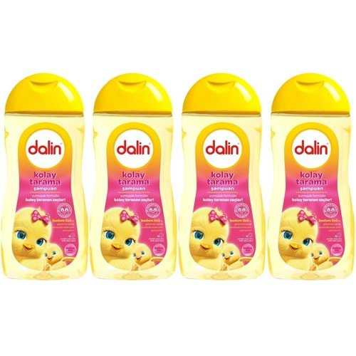 Dalin Bebek Kolay Tarama Şampuanı 200ML Badem Özlü (4 Lü Set)