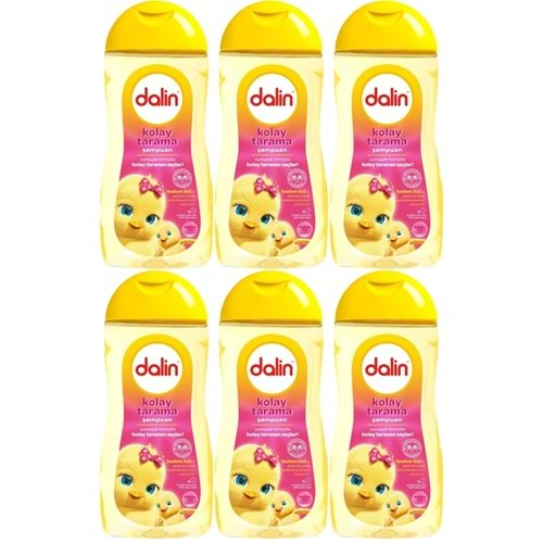 Dalin Bebek Kolay Tarama Şampuanı 200ML Badem Özlü (6 Lı Set)