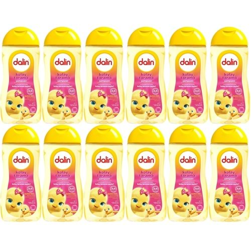 Dalin Bebek Kolay Tarama Şampuanı 200ML Badem Özlü (12 Li Set)