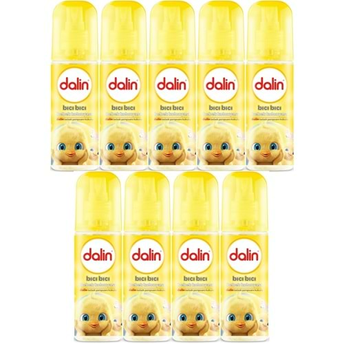 Dalin Bebek Kolonyası 150ML Klasik (Bıcı Bıcı Kokusu) (9 Lu Set)