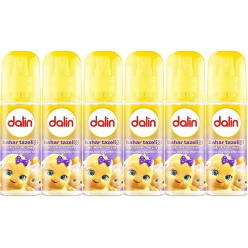 Dalin Bebek Kolonyası 150ML Bahar Tazeliği (Manolya-Ylang,Ylang-Amber Kokulu) (6 Lı Set)