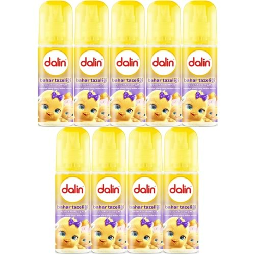 Dalin Bebek Kolonyası 150ML Bahar Tazeliği (Manolya-Ylang,Ylang-Amber Kokulu) (9 Lu Set)