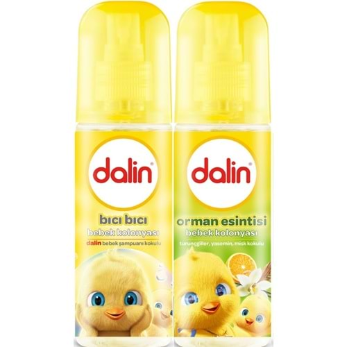 Dalin Bebek Kolonyası 150ML (Bıcı Bıcı Kokusu-Orman Esintisi) Karma 2 Li Set