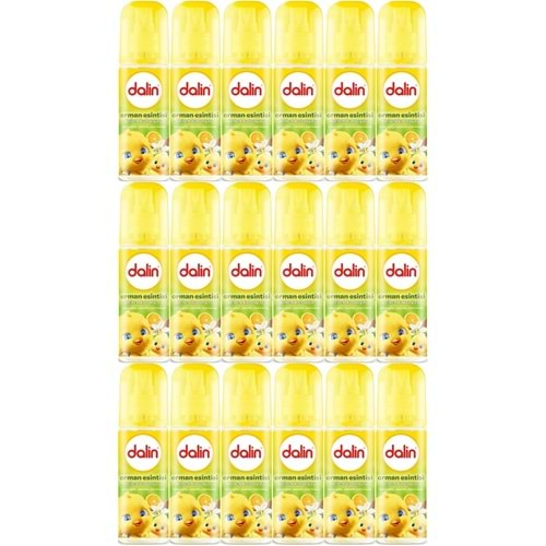 Dalin Bebek Kolonyası 150ML Orman Esintisi (Turunçgiller-Yasemin-Misk Kokulu) (18 Li Set)