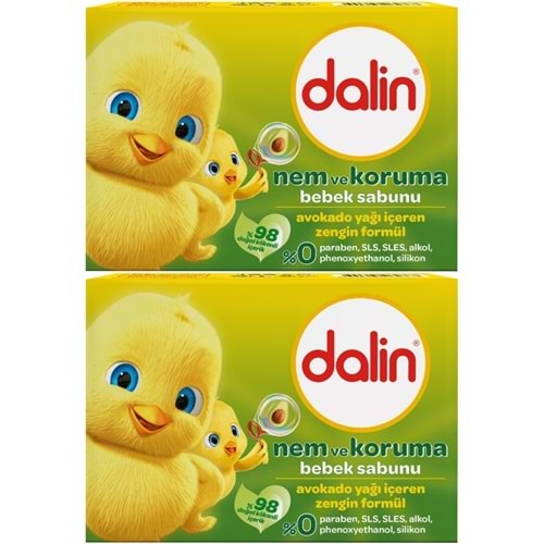 Dalin Bebek Sabunu 100GR Avakadolu (2 Li Set)