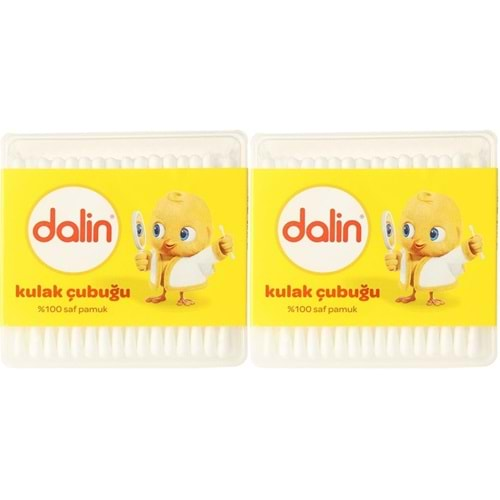 Dalin Kulak Çubuğu 100 Adet (2 Li Set)