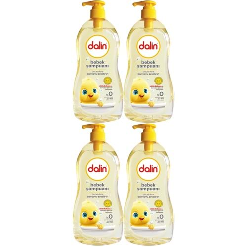 Dalin Bebek Şampuanı 500ML Klasik Pompalı (4 Lü Set)