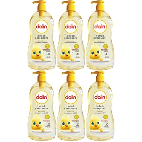 Dalin Bebek Şampuanı 500ML Klasik Pompalı (6 Lı Set)