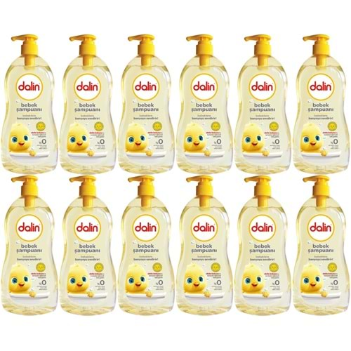 Dalin Bebek Şampuanı 500ML Klasik Pompalı (12 Li Set)