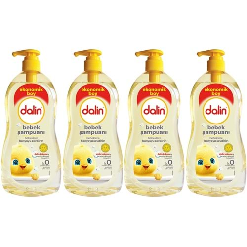 Dalin Bebek Şampuanı 900ML Klasik Pompalı (4 Lü Set)