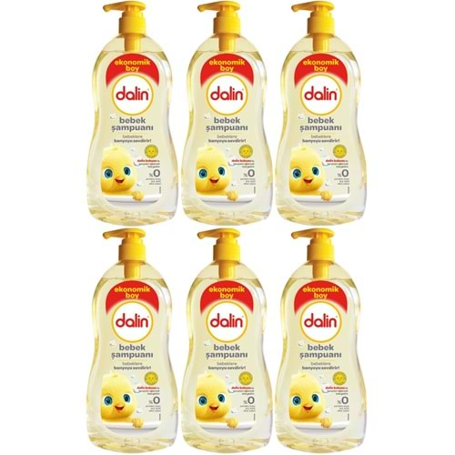 Dalin Bebek Şampuanı 900ML Klasik Pompalı (6 Lı Set)