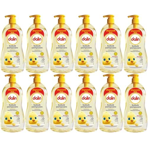 Dalin Bebek Şampuanı 900ML Klasik Pompalı (12 Li Set)