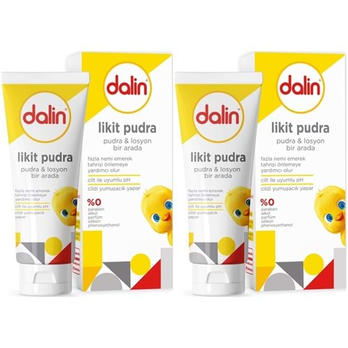 Dalin Likid Pudra 100GR (Pudra ve Losyon bir arada) (2 Li Set)